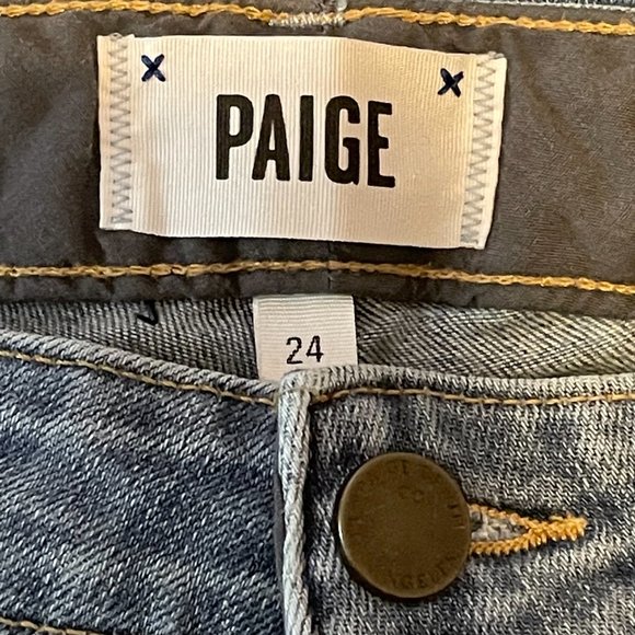 Paige Skyline Ankle Peg Jeans Size 24 - Picture 6 of 6